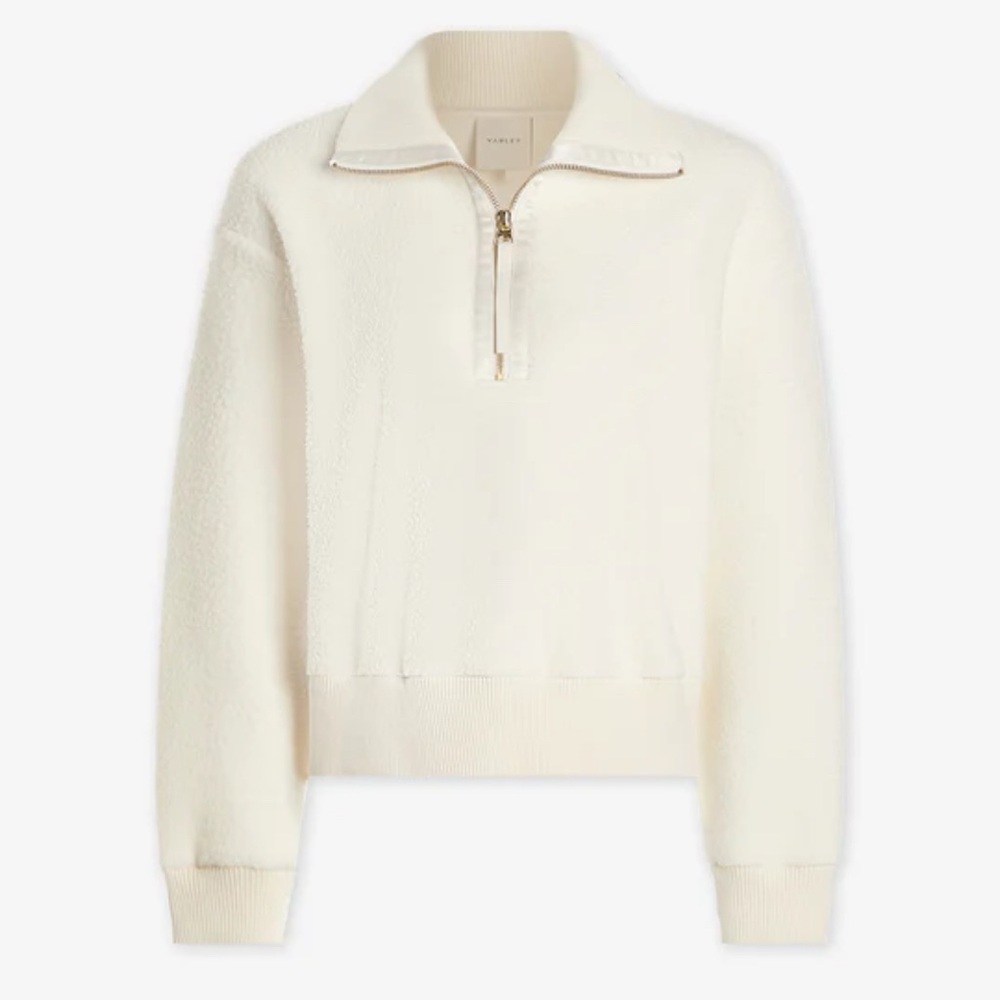 Varley - Milano fleece sweatshirt - Ivory